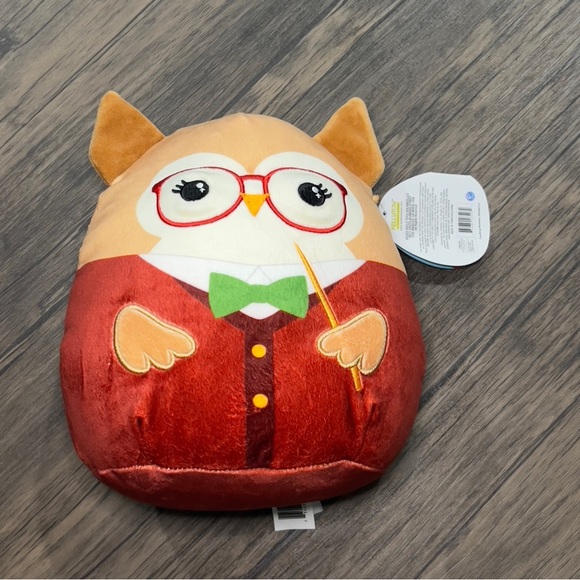 Squishmallows Jaydelle the Owl Teacher 8" Plush, Back to School Fall Squad, NEW - Picture 1 of 9